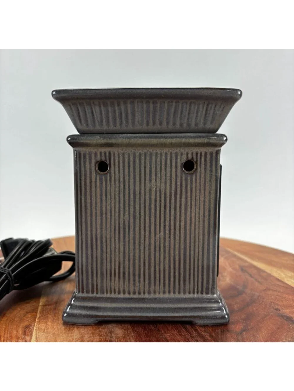 Scentsy Jane Full-Size Warmer Ceramic Wrought Iron Electric Wax w Box - Retired